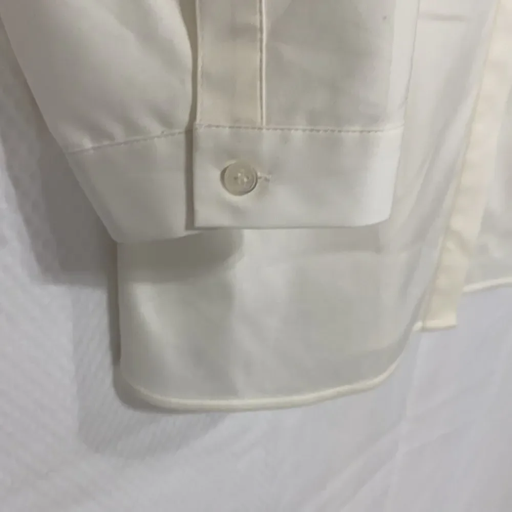 Lafayette 148  Cotton Bernice  Mandarin Collar Button Down Tunic With Pockets M‎ - Picture 5 of 11
